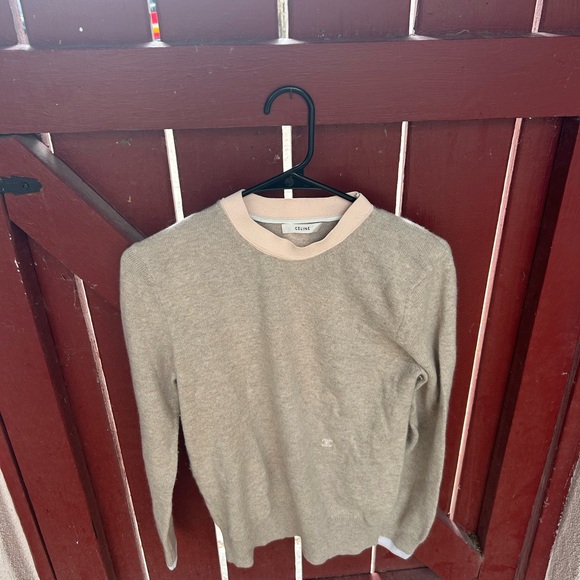 Celine Taupe Knit Sweater